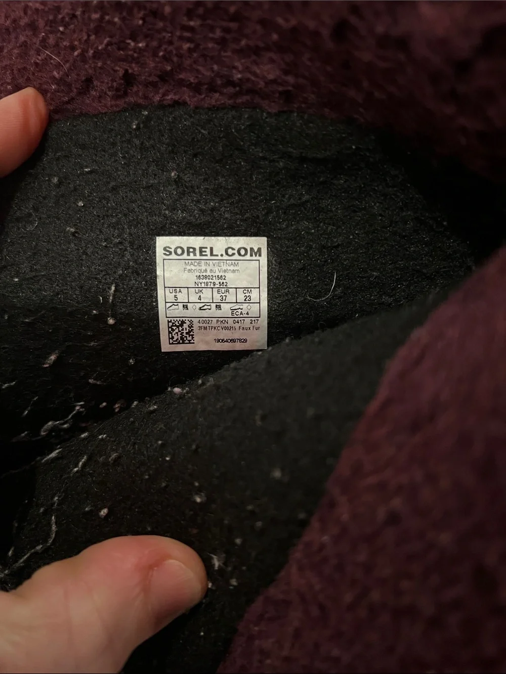 Sorel Girls Waterproof Winter Boots - Plum and Pink